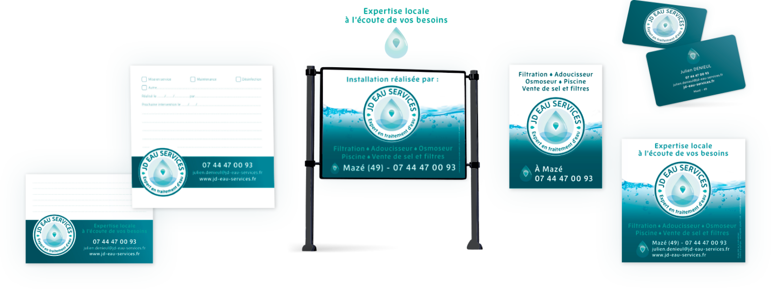 JD Eau Service Charte graphique
