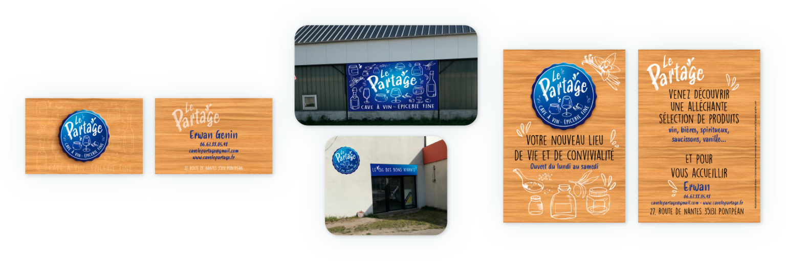 Le Partage Supports de com